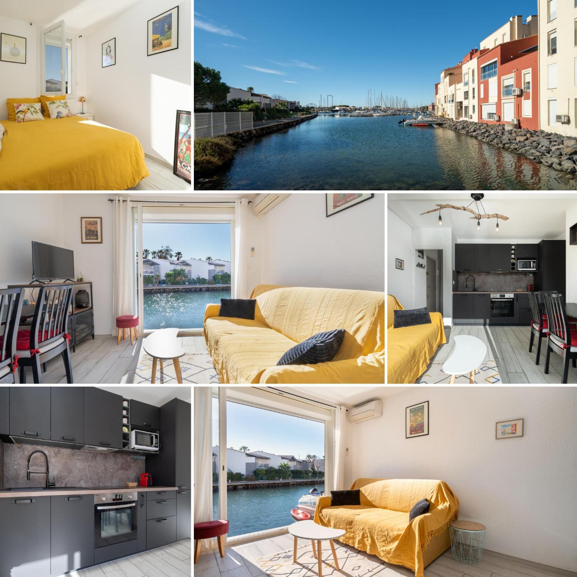 L'Echappee Marine - Classe 2 Etoiles Parking Prive Agde Luaran gambar