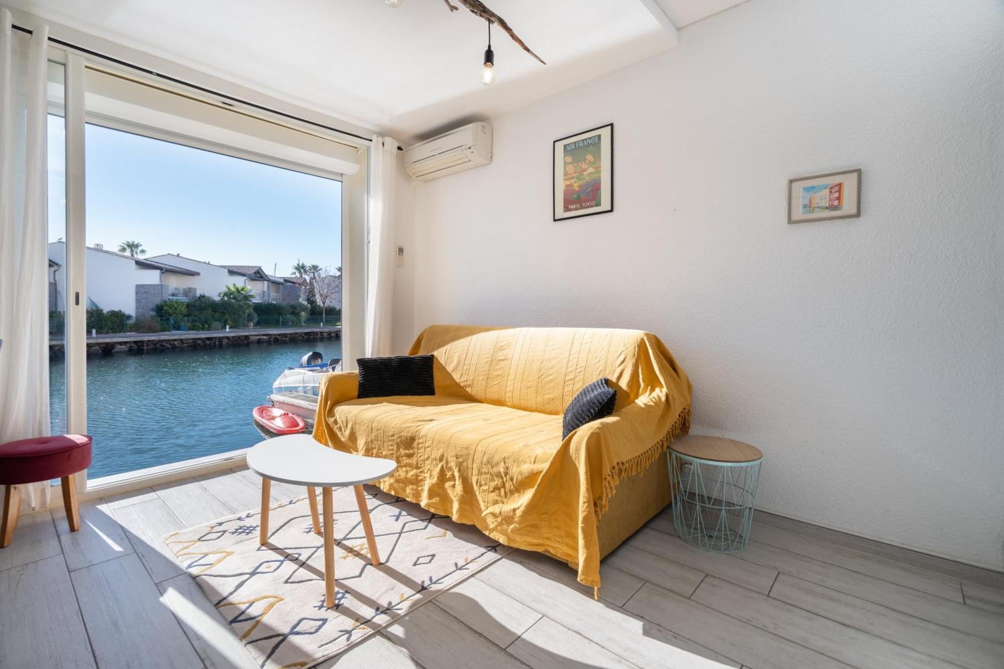 L'Echappee Marine - Classe 2 Etoiles Parking Prive Agde Luaran gambar