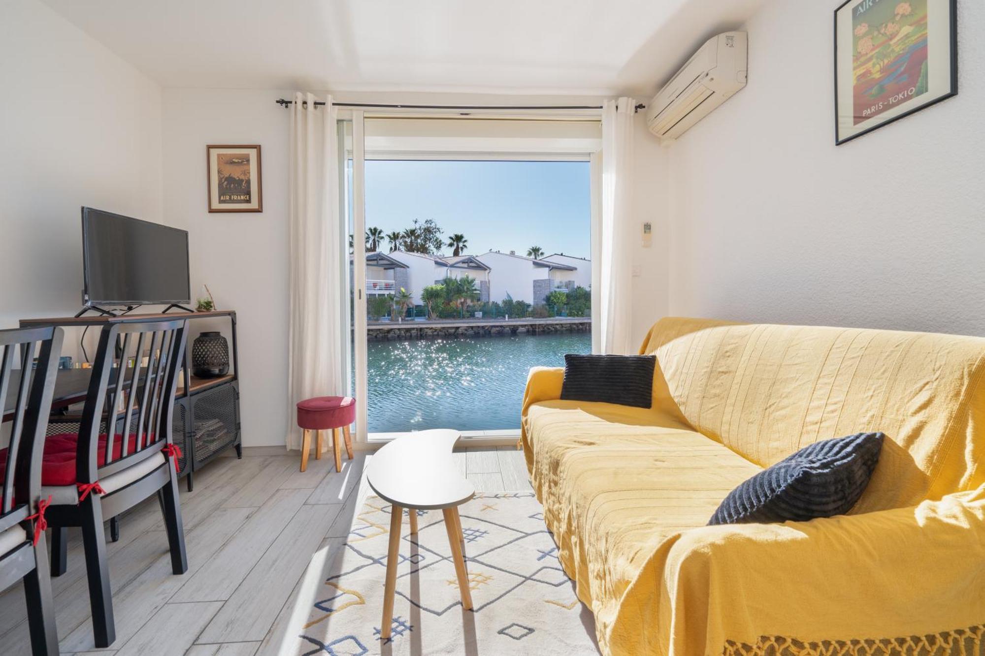 L'Echappee Marine - Classe 2 Etoiles Parking Prive Agde Luaran gambar